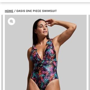 Born Primitive Oasis Multicolor One Piece Swimsuit size M
